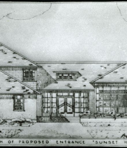 Sketch of Proposed "Sunset Home" in Brightwater Terrace 1