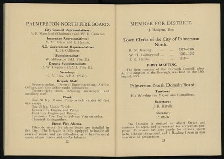 City of Palmerston North Municipal Hand Book 1937 13