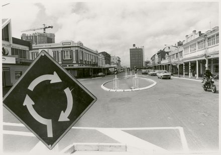 Intersection of George Street and Cuba Street