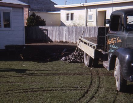 Palmerston North Motorcycle Training School - Stormwater hole - P. McGhee in the hole
