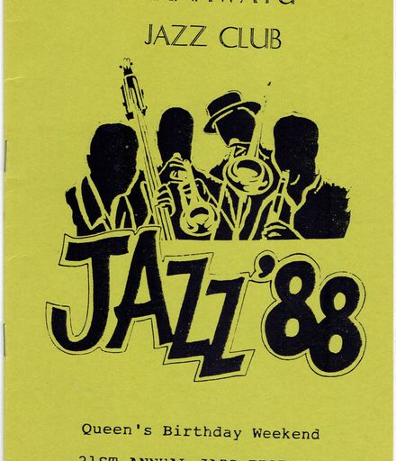 Jazz Festival Programme 1988, cover page