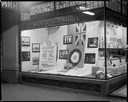 Manson & Barr Ltd - Airforce window display - Resource cover image