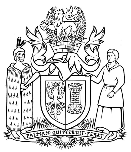 "Armorial Bearings of the city of Palmerston North"