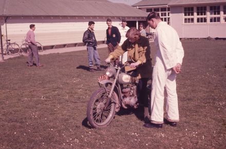 Palmerston North Motorcycle Training School - Class 19 - Wendy Scoullar and Don Petersen
