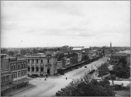 Looking Up Broadway Avenue