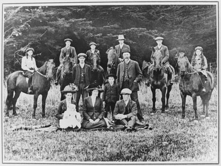 Stephen and Isabella Lancaster with family