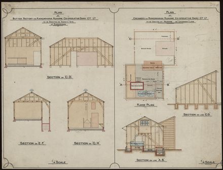2021Pa_LGWest-S4-213_037175_002 - Plan of Butter Factory for Rangiwahia-Ruahine Co-operative Dairy Co. Ltd