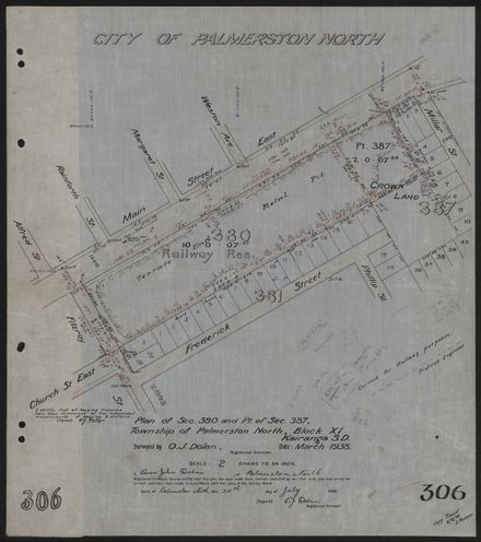 Survey Plans (subdivisions) 1902 - 1939