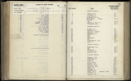 Street Renumbering Guide: Page 157