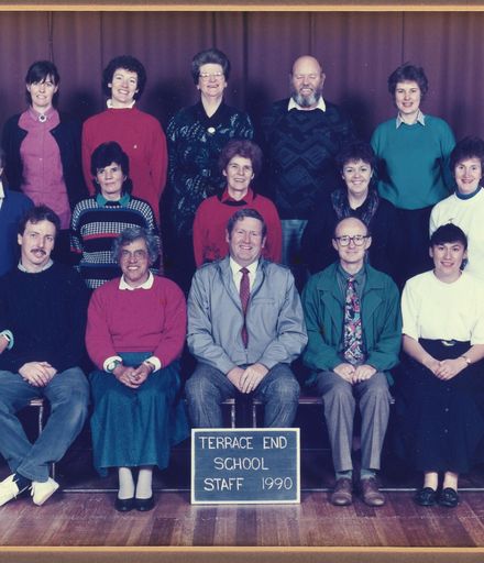 Terrace End School - Staff, 1990