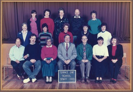 Terrace End School - Staff, 1990