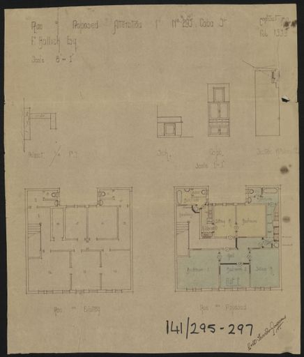 Architectural Plans for National Bank of New Zealand, Corner of Cuba Street & Rangitikei Street 8