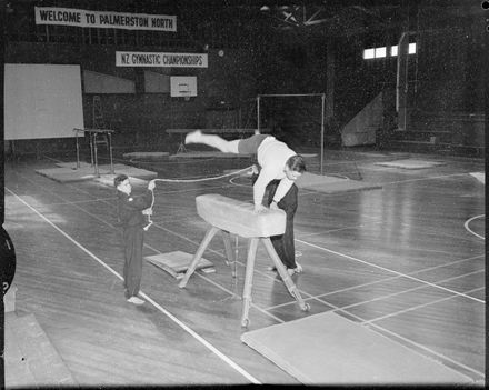 "Over the Horse" at NZ Gymnastics Championships