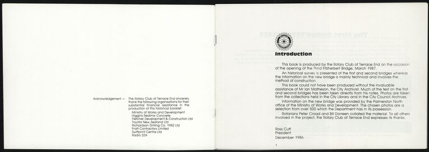 The Fitzherbert Bridges 1877-1987 - 2