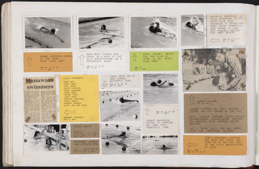 PN Amateur Swimming Club archive book