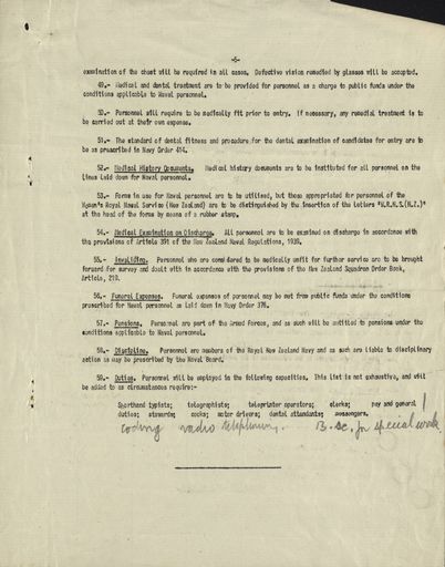 Memorandum: Women's Royal Naval Service (New Zealand) conditions of service Page 5
