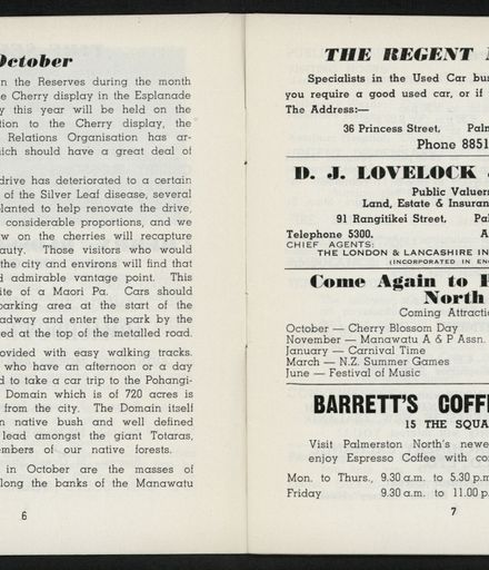 Palmerston North Diary: October 1958 5