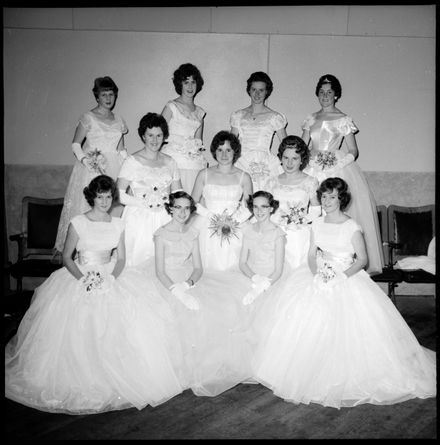 "Debutantes at Masonic Ball"