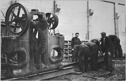 Installing heavy plant machinery at unknown location