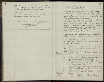 Manawatu Patriotic Society Minute Book (1916-1917) 16
