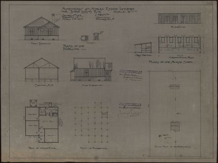 L. G. West & Son, Plan for Homesteads on Ashlea Estate, Longburn