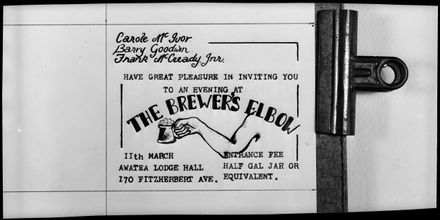 Brewer's Elbow Invitation