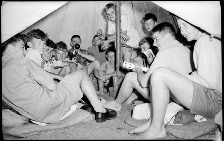 "Eight Boys to a Tent?" Boy's Brigade Camp at Foxton Beach