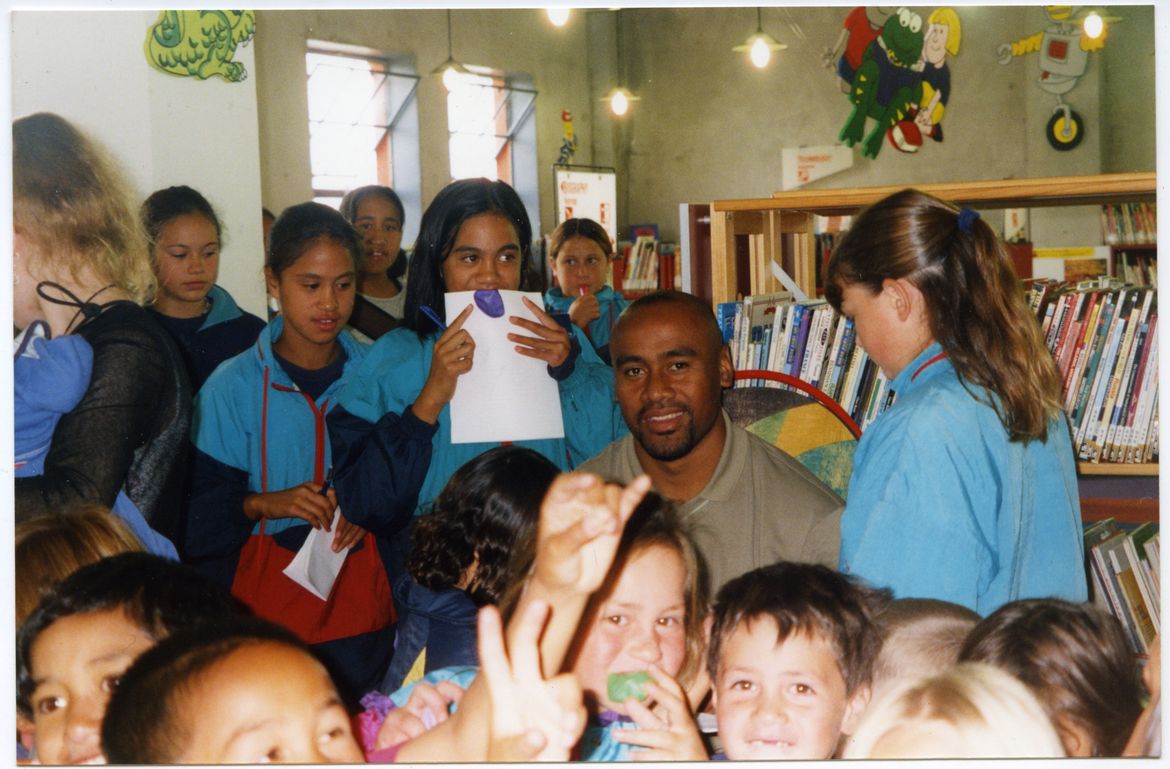 Jonah Lomu at Palmerston North City Library