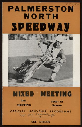Palmerston North Speedway - Mixed Meeting, programme