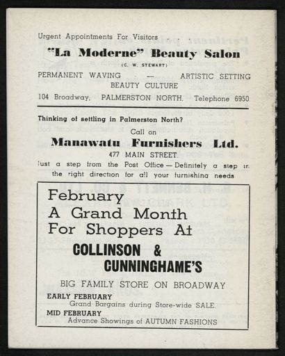 Palmerston North Diary: February 1959 17