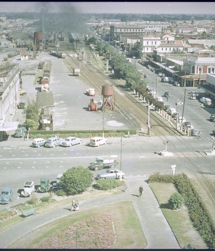 View of The Square from Hopwood Clock Tower - Main Street West