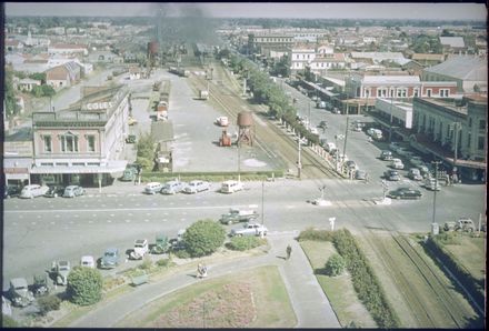 View of The Square from Hopwood Clock Tower - Main Street West