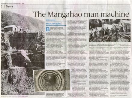 Back Issues:  The Mangahao man machine - Resource cover image