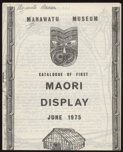 Manawatū Museum - Catalogue of First Maori Display - Resource cover image