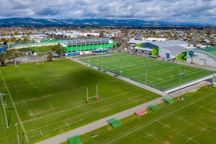 Aerial View of Central Energy Trust Arena