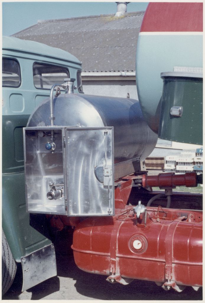 Unknown green and red tanker