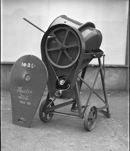 A F Martin Electric Concrete Mixer, Palmerston North