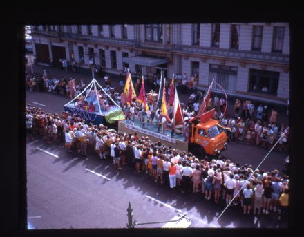 Centennial Parade from the Municipal Chambers building