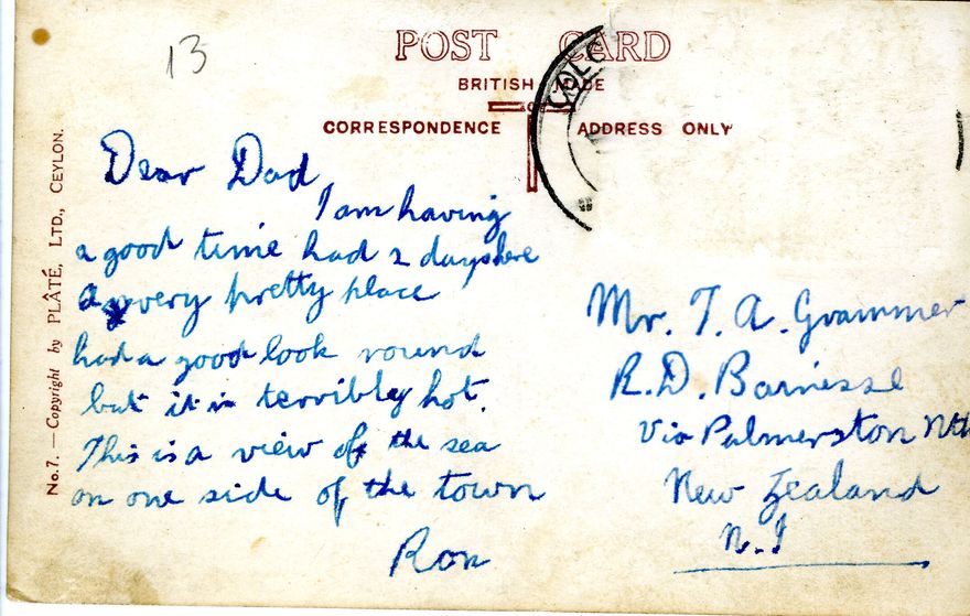 Gale Face, Colombo, Ceylon