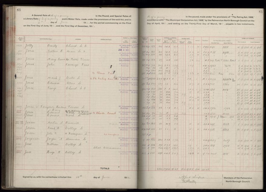 Rate book, 1912-1913 - 2021Pa_PNC2-23-2-V20_034001-0068