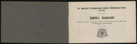 St Andrew's Church Jubilee Souvenir, 1879-1929 2