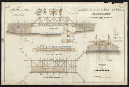 Plan, Turitea Bridge (2nd Crossing)