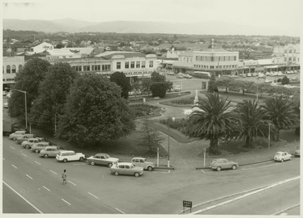 View of The Square from the new Public Library