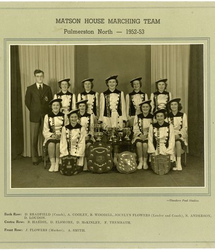 Matson House Marching Team, 1952-1953