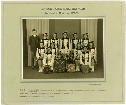 Matson House Marching Team, 1952-1953