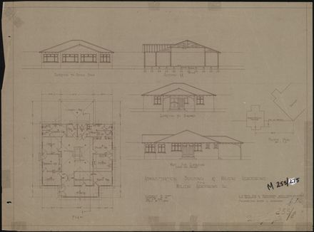 Plan for Administration Building at Milson Airport