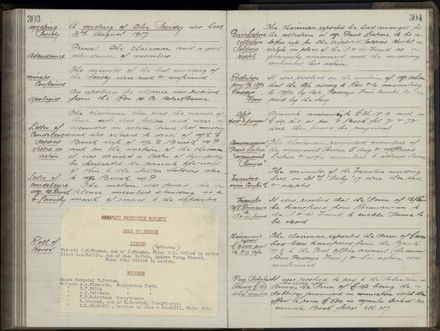 Manawatu Patriotic Society Minute Book (1916-1917) 153