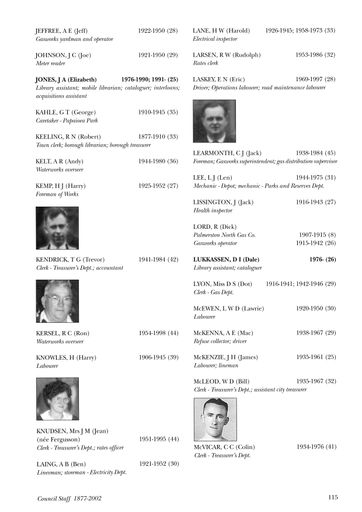 Council and Community: 125 Years of Local Government in Palmerston North 1877-2002 - Page 125
