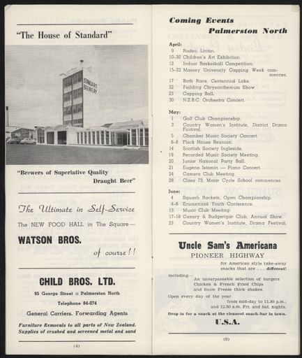 Visitors Guide Palmerston North: April-June 1966 - 4