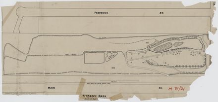 Layout of Fitzroy Park
